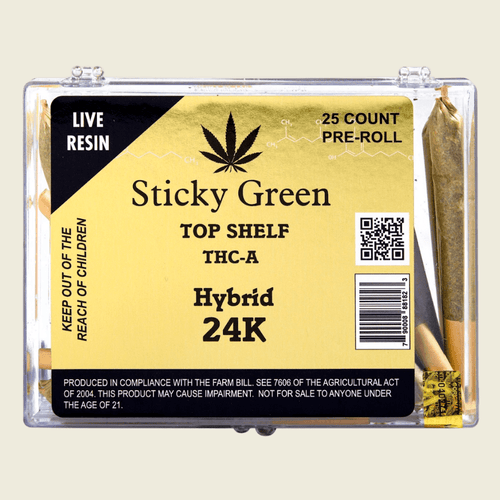 24K Hybrid Infused Top Shelf Pre Rolls (Hybrid)