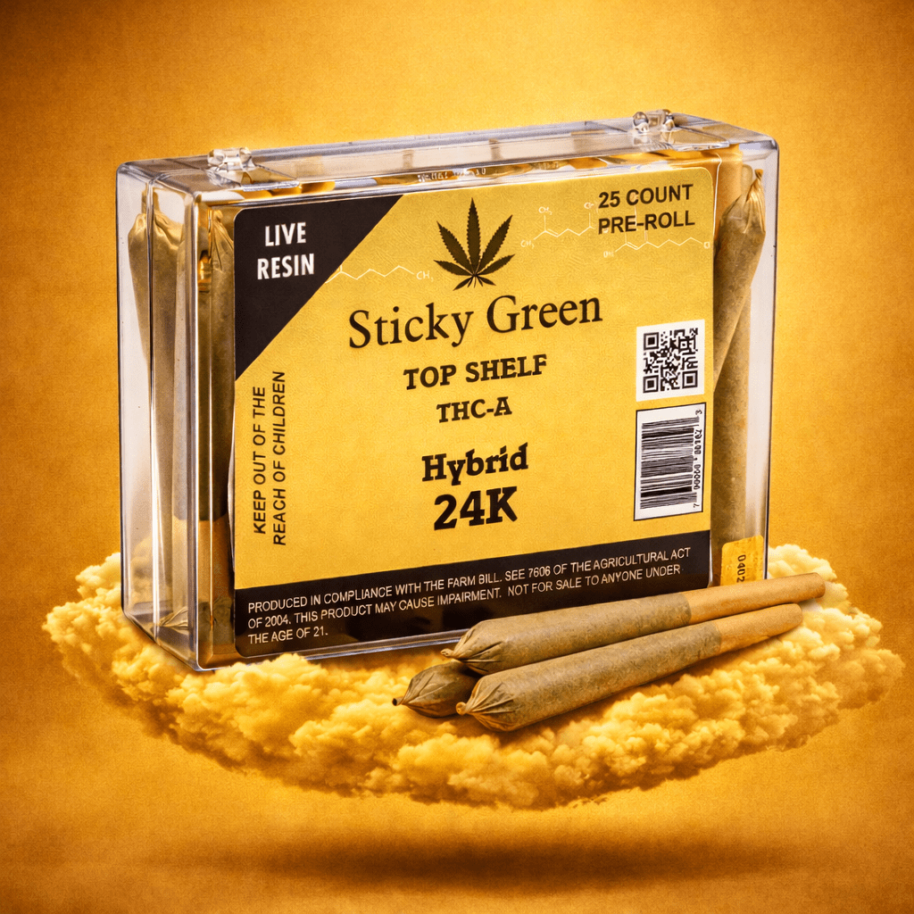 24K Hybrid Infused Top Shelf Pre Rolls (Hybrid)