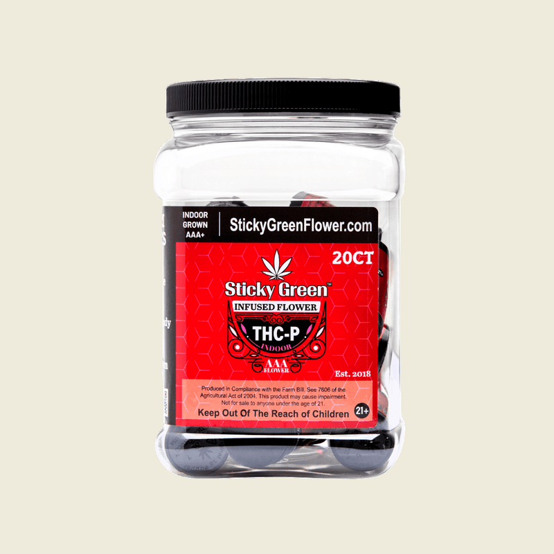 Infused Flower THCP 1g (20ct) - Sticky Green Flower