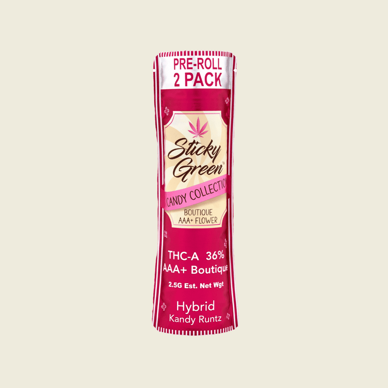 Kandy Runtz Candy Collection Pre Rolls (Hybrid) - Sticky Green Flower