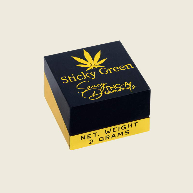 Sticky Green Saucy Diamond - Sticky Green Flower