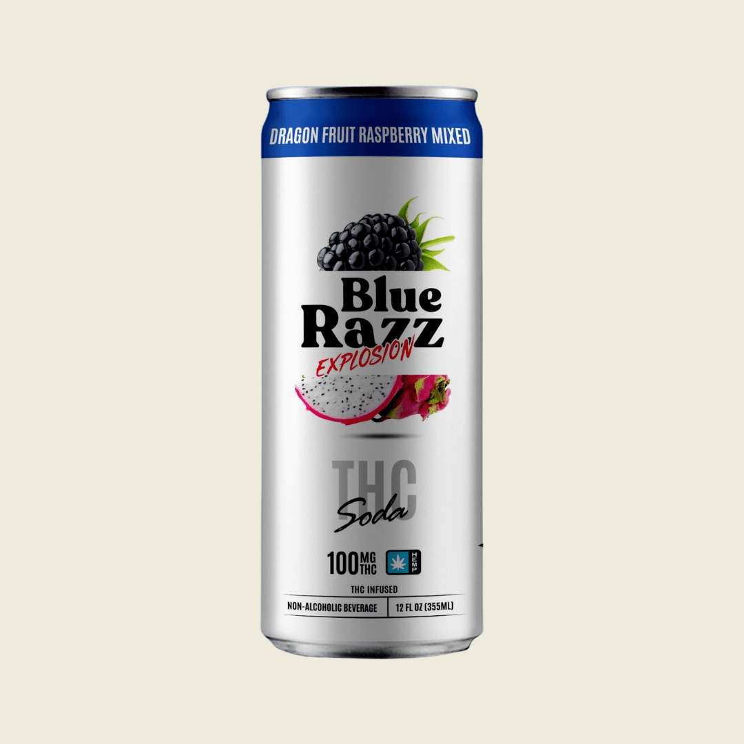 100MG Infused Soda THC Infused - Sticky Green Flower