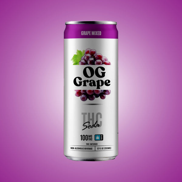 100MG Infused Soda THC Infused - Sticky Green Flower