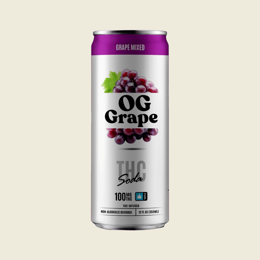 100MG Infused Soda THC Infused - Sticky Green Flower