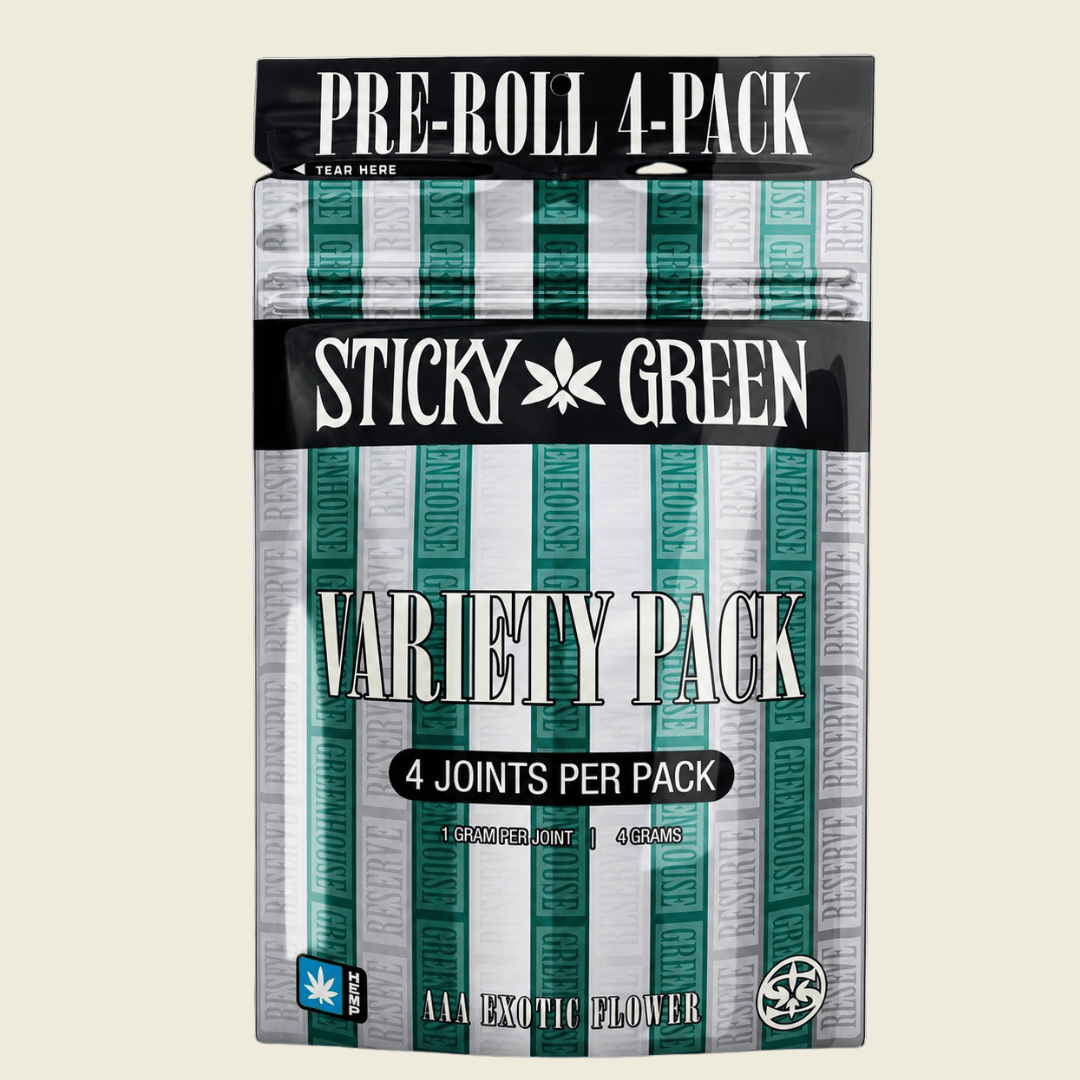4 CT Pre Rolls Variety Pack - Sticky Green Flower