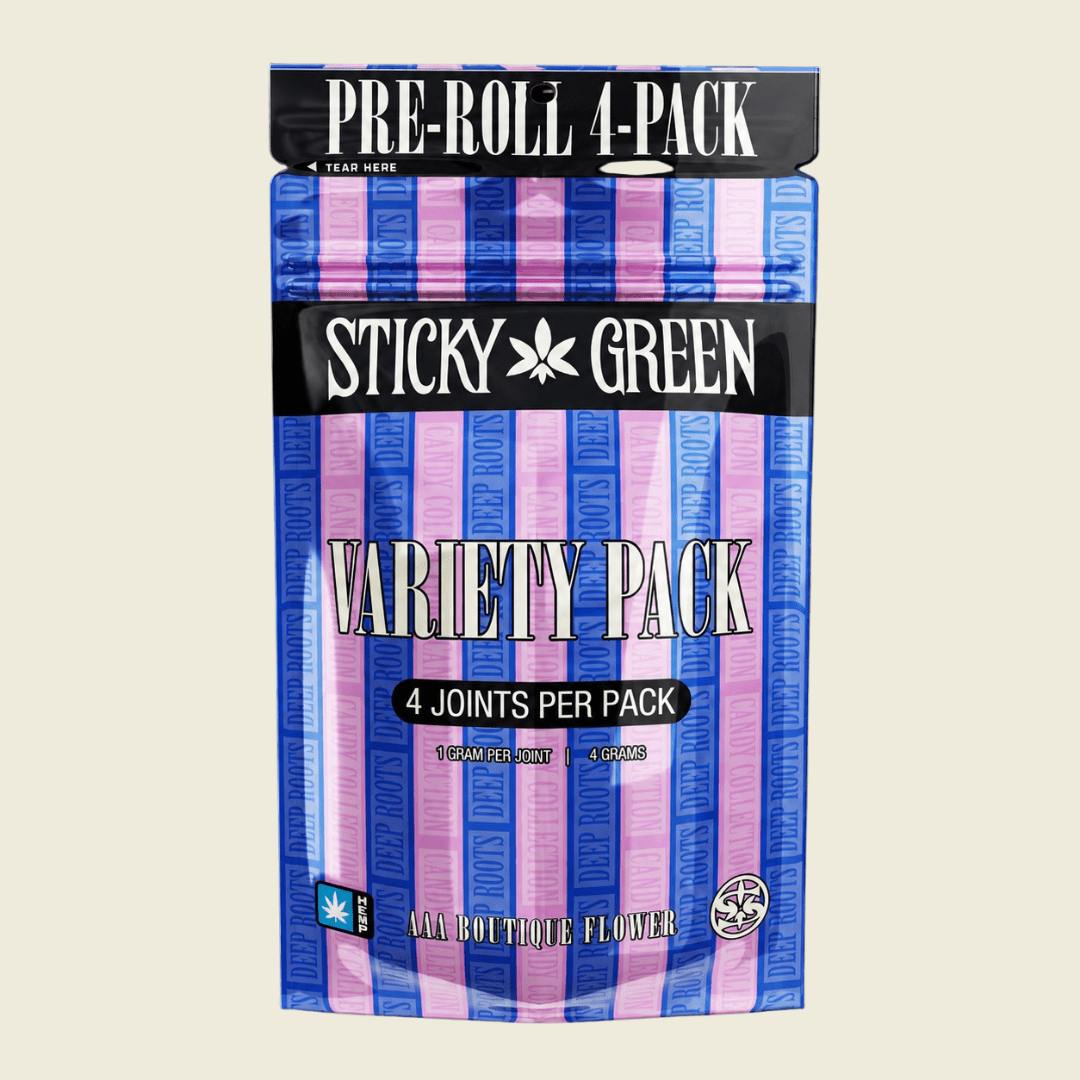 4 CT Pre Rolls Variety Pack - Sticky Green Flower