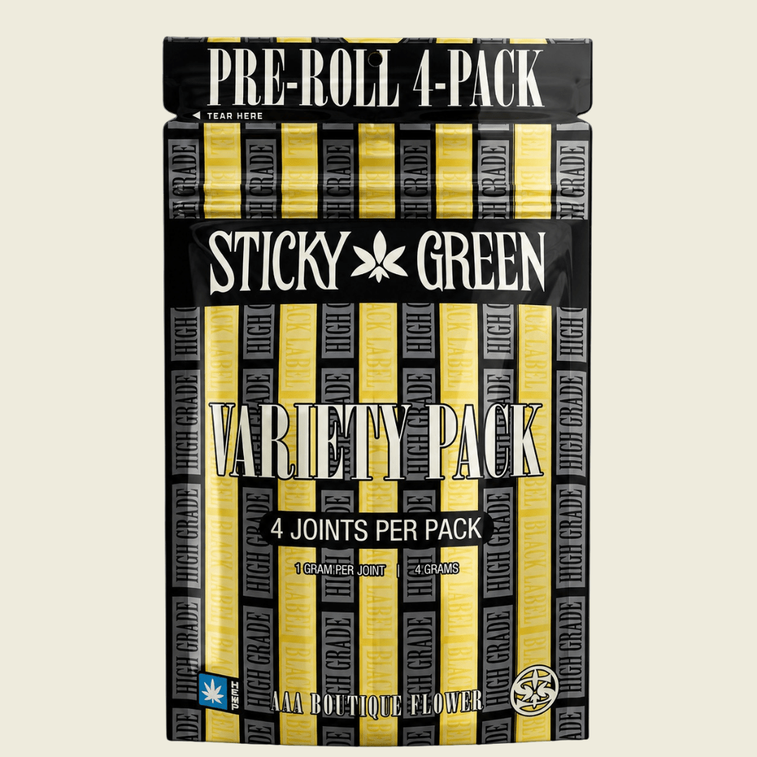 4 CT Pre Rolls Variety Pack - Sticky Green Flower