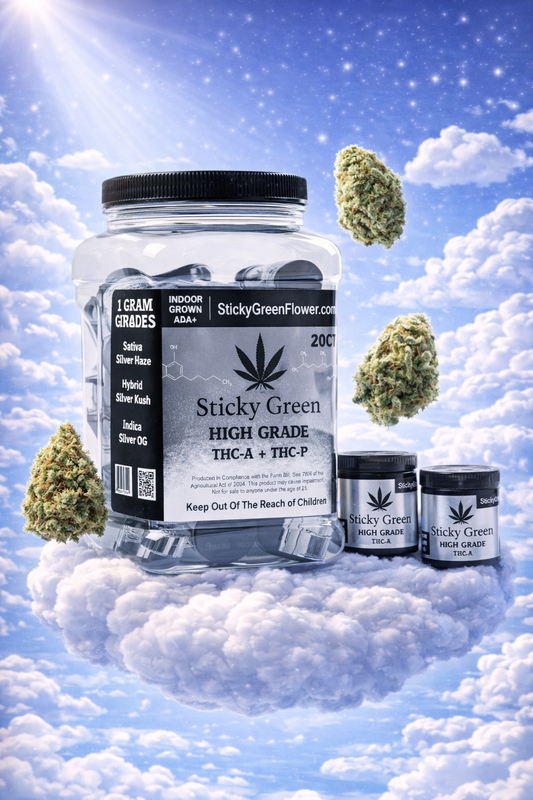 High Grade Flower – 20 Pack (1g Each)