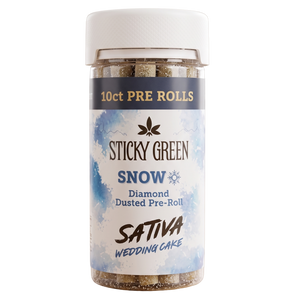 Wedding Cake Snow Collection Pre Rolls 10 Count (Sativa)