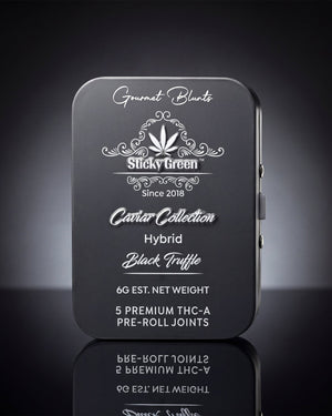 Black Truffle Caviar Collection Pre Rolls (Hybrid) - Sticky Green Flower