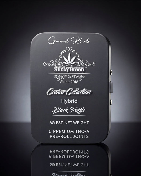 Black Truffle Caviar Collection Pre Rolls (Hybrid) - Sticky Green Flower