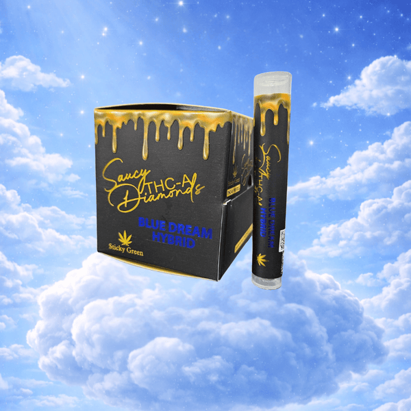 Blue Dream Hybrid Pre Rolls – Saucy Diamonds - Sticky Green Flower