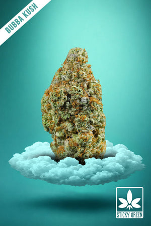 Bubba Kush CBD AAA Exotic Flower (Indica) - Sticky Green Flower