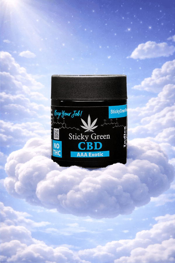 Bubba Kush CBD AAA Exotic Flower (Indica) - Sticky Green Flower