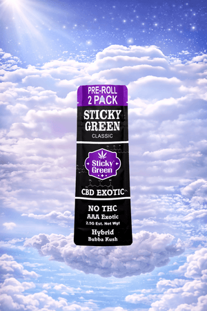 Bubba Kush CBD Pre Rolls (Hybrid) - Sticky Green Flower
