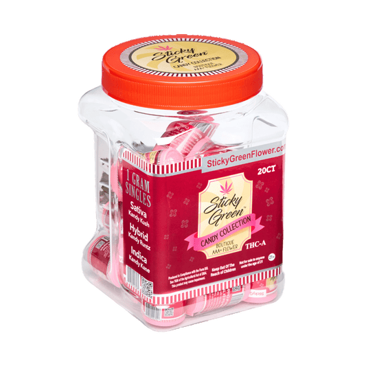 Candy Collection 20 Pack (1g Each) - Sticky Green Flower