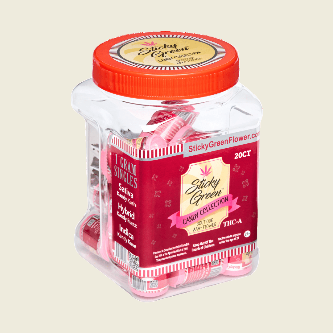Candy Collection 20 Pack (1g Each) - Sticky Green Flower