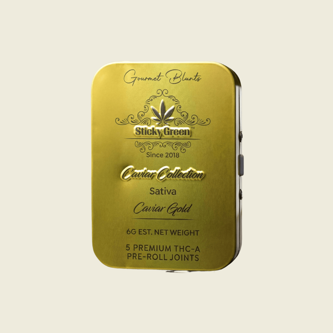 Caviar Gold Caviar Collection Pre Rolls (Sativa) - Sticky Green Flower