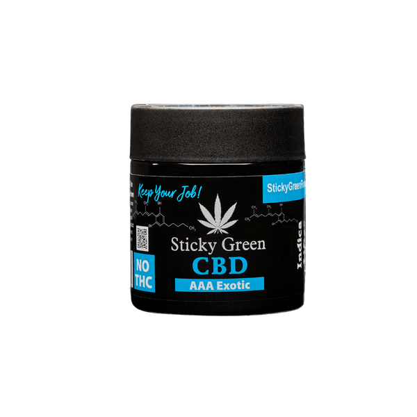 CBD AAA Exotic 3.5g - Sticky Green Flower