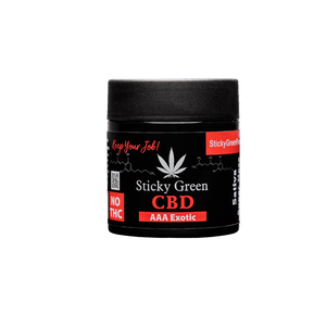 CBD AAA Exotic 3.5g - Sticky Green Flower