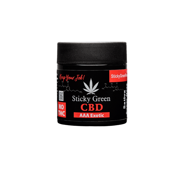 CBD AAA Exotic 3.5g - Sticky Green Flower