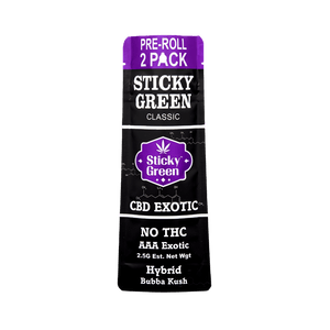 CBD Pre Rolls - Sticky Green Flower