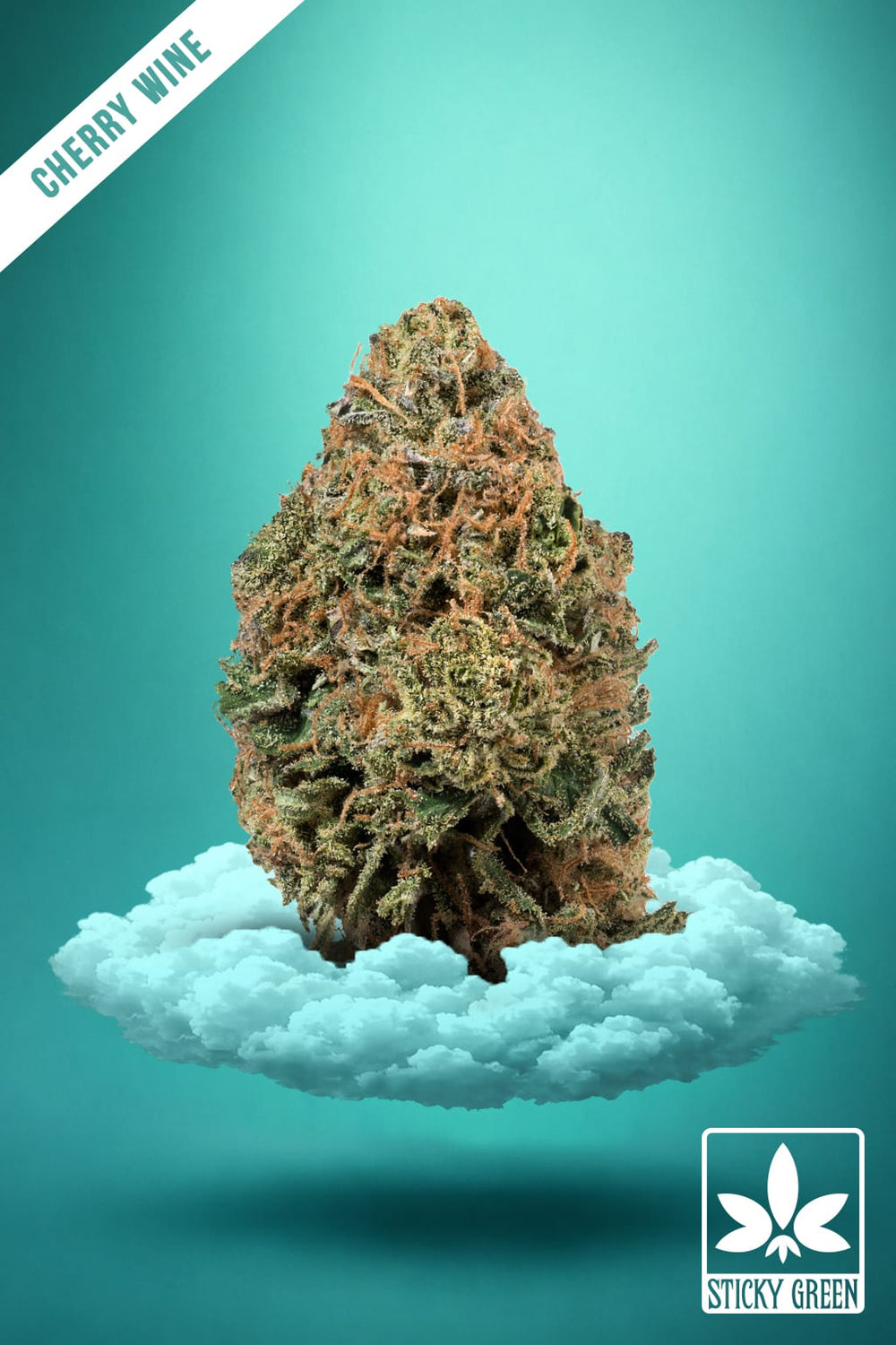 Cherry Wine Infused THCP Flower (Sativa) - Sticky Green Flower