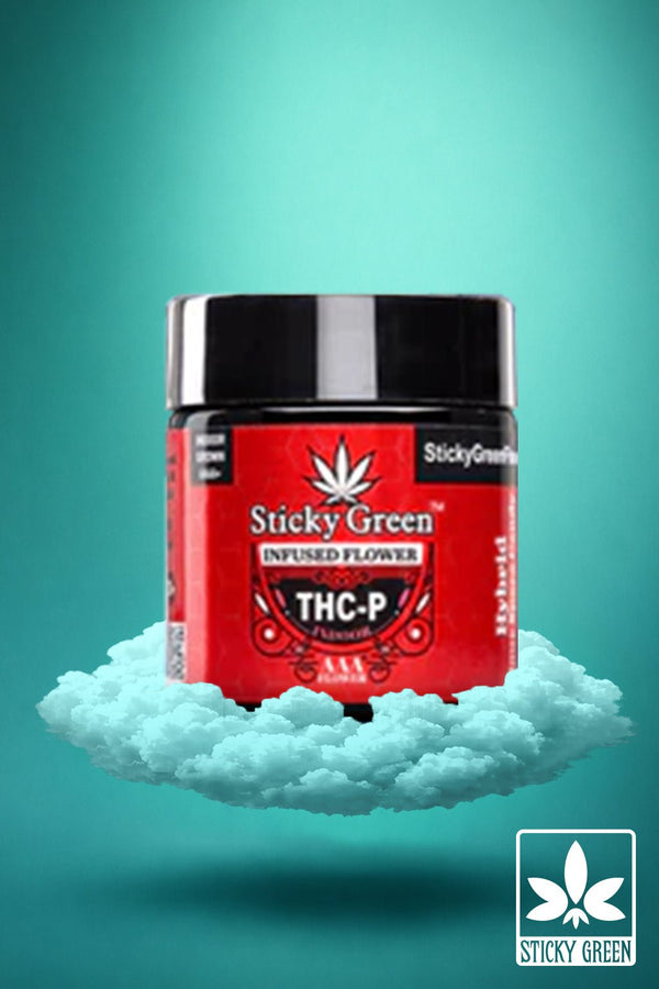 Cherry Wine Infused THCP Flower (Sativa) - Sticky Green Flower