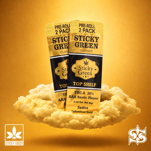 Colombia Gold Infused Top Shelf Pre Rolls (Sativa) - Sticky Green Flower