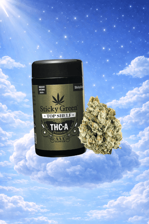 Colombia Gold Top Shelf Flower (Sativa) - Sticky Green Flower