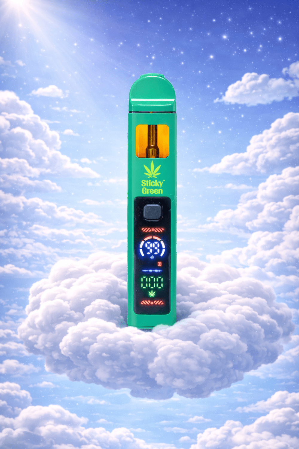 Colombian Rechargeable Disposable Vapes 3g (1ct) - Sticky Green Flower