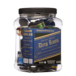 Deep Roots 20 Pack (1g Each) - Sticky Green Flower
