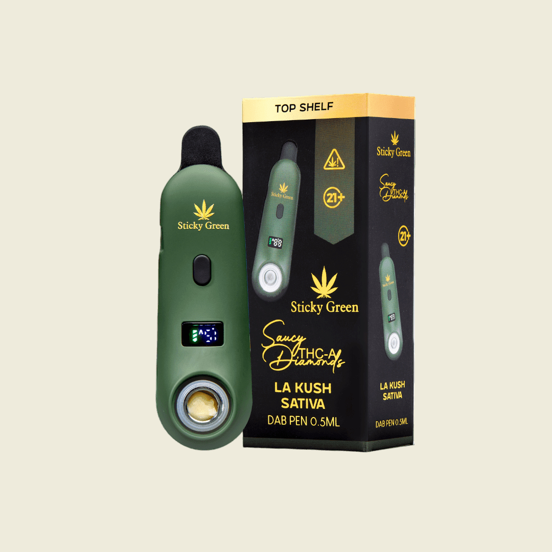 Disposable Dab Pen 0.5ml - Sticky Green Flower