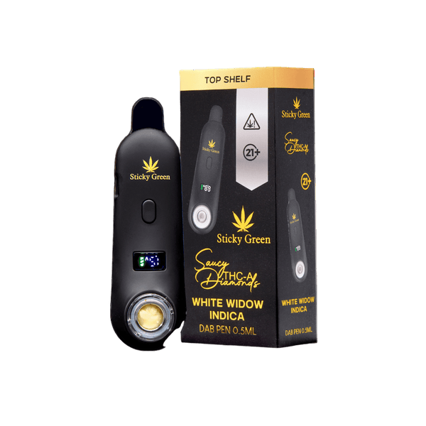 Disposable Dab Pen 0.5ml - Sticky Green Flower