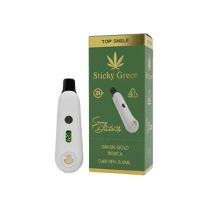 Disposable Dab Pen 0.5ml - Sticky Green Flower