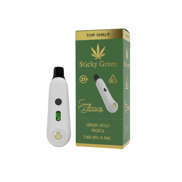 Disposable Dab Pen 0.5ml - Sticky Green Flower