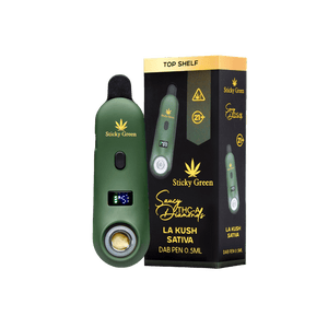 Disposable Dab Pen 0.5ml - Sticky Green Flower