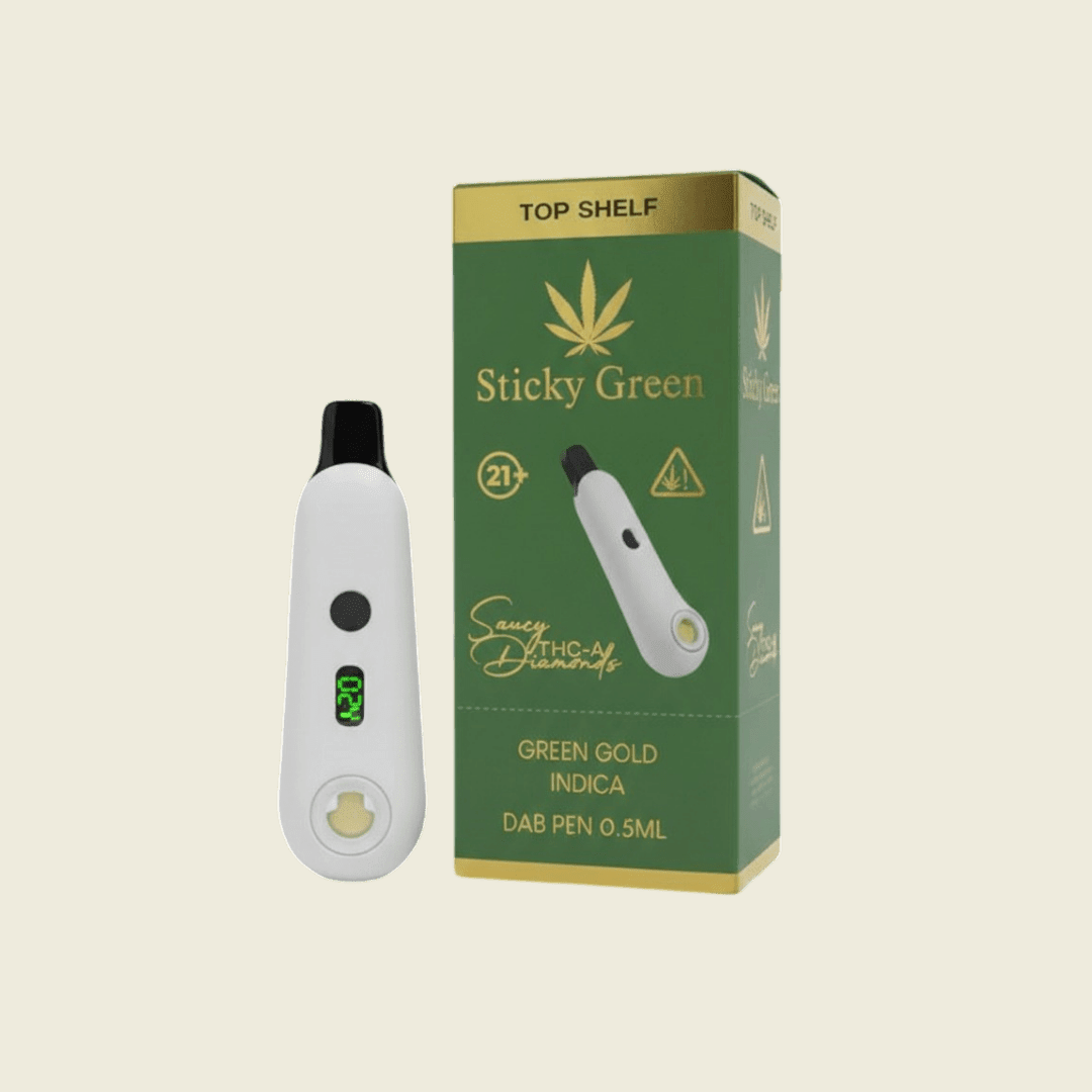 Disposable Dab Pen 0.5ml - Sticky Green Flower