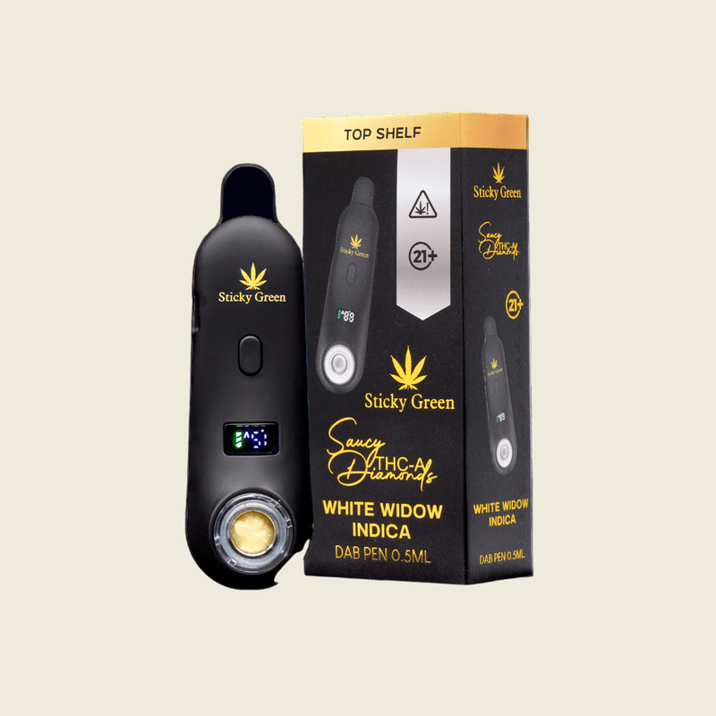 Disposable Dab Pen 0.5ml - Sticky Green Flower