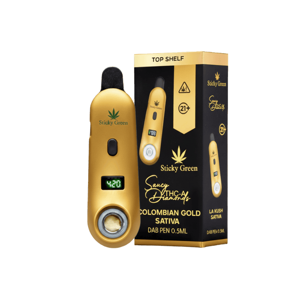Disposable Dab Pen 0.5ml - Sticky Green Flower