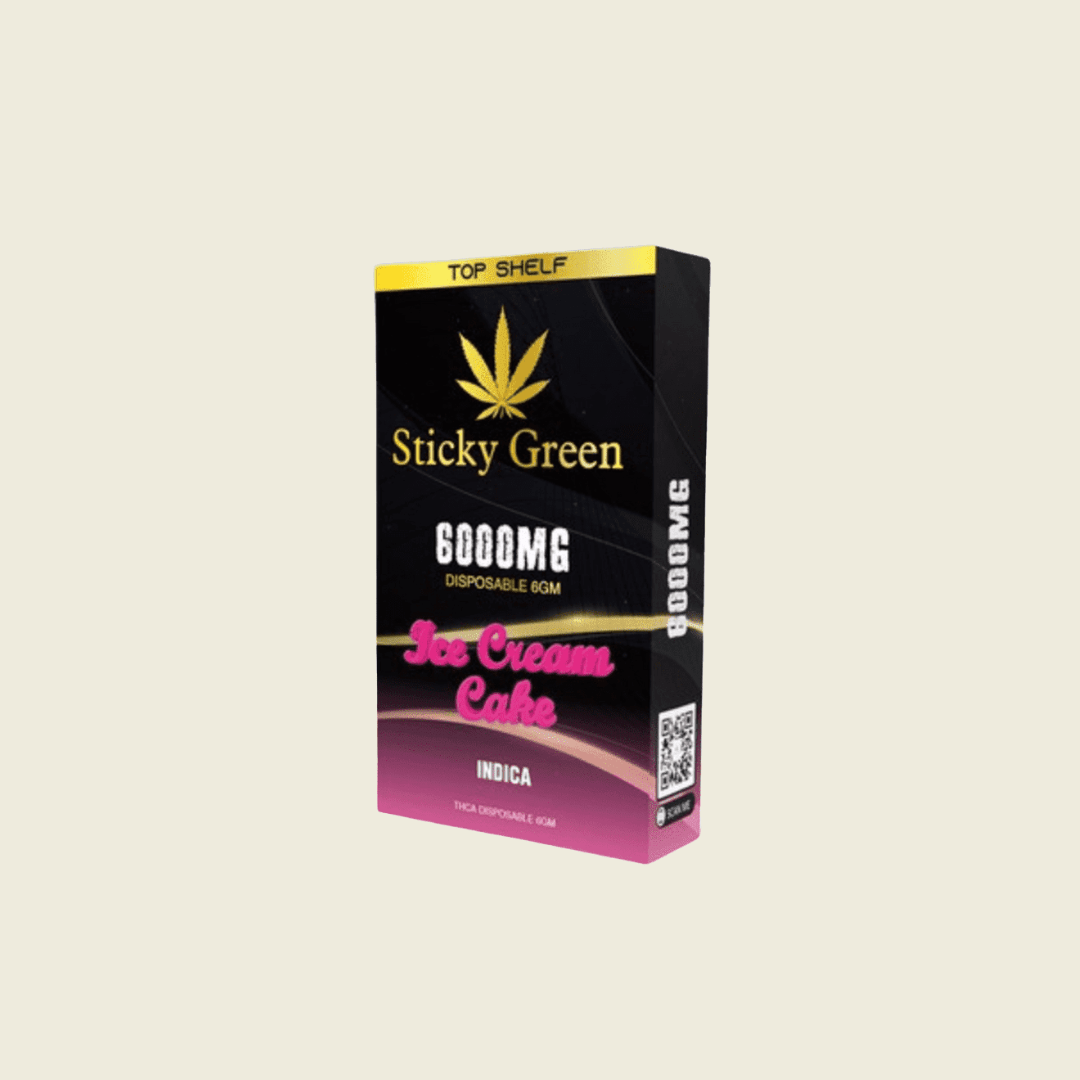 Disposable Pens 6g - Sticky Green Flower
