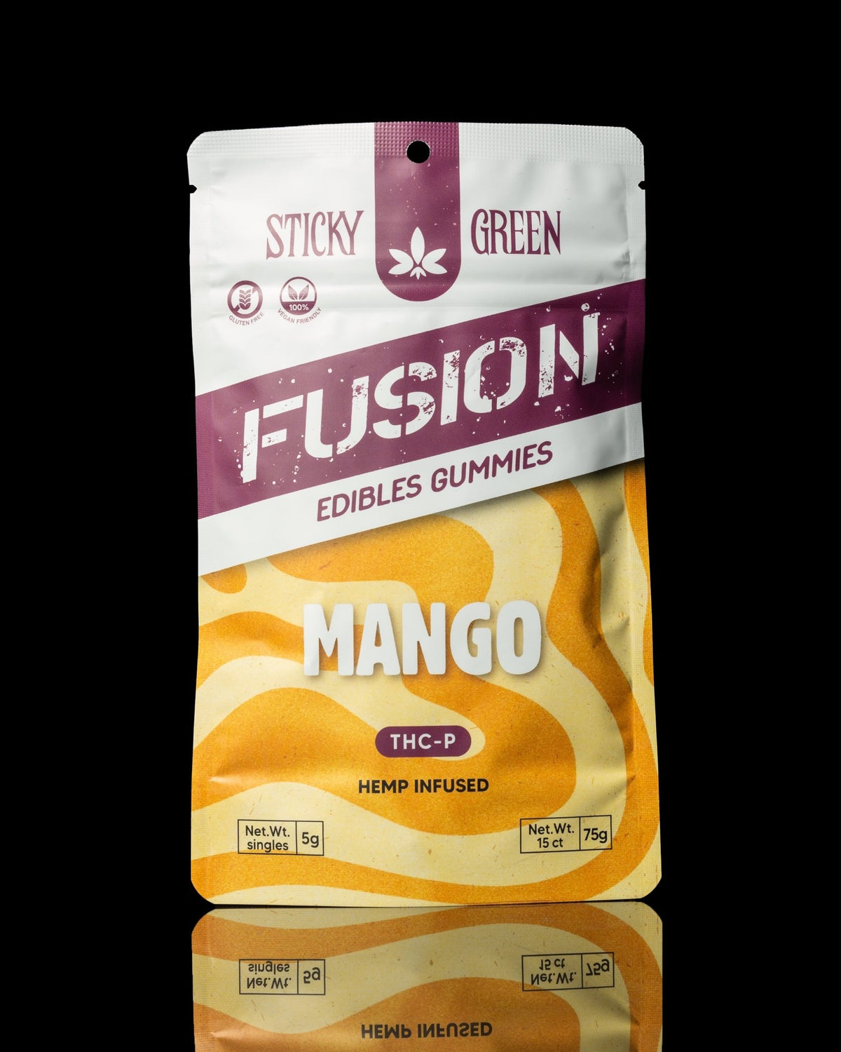 Fusion Gummies 30,000mg (15ct) - Sticky Green Flower