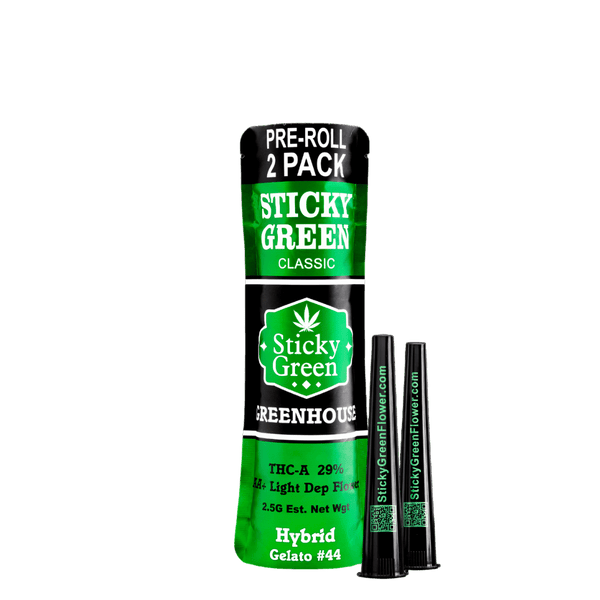 Gelato 44 Pre Rolls - Sticky Green Flower