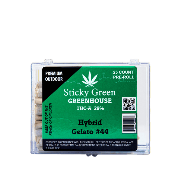 Gelato 44 Pre Rolls - Sticky Green Flower
