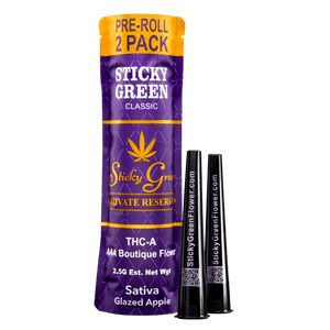 Glazed Apple Private Reserve Pre Rolls (Sativa) - Sticky Green Flower