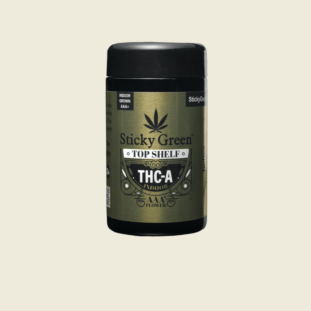 Golden Goat Top Shelf Flower (Indica) - Sticky Green Flower