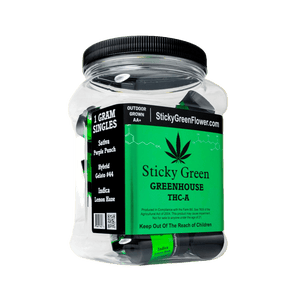 Green House Flower - 20 Pack (1g Each) - Sticky Green Flower