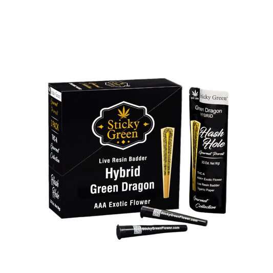 Hash Holes 2ct Pre - Rolls - Sticky Green Flower