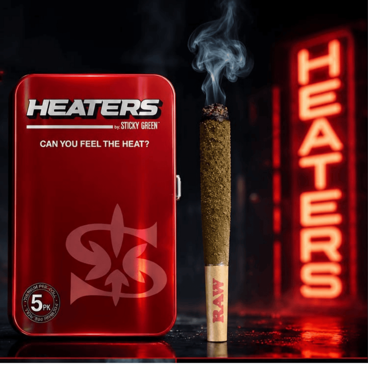 Heaters Shortys Hash-holes covered in caviar .75g (5ct) - Sticky Green Flower