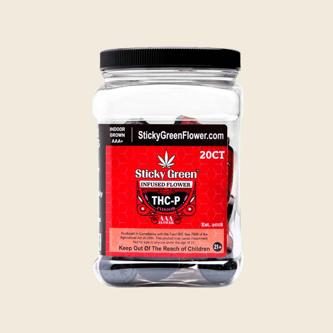 Infused Flower THCP 1g (20ct) - Sticky Green Flower
